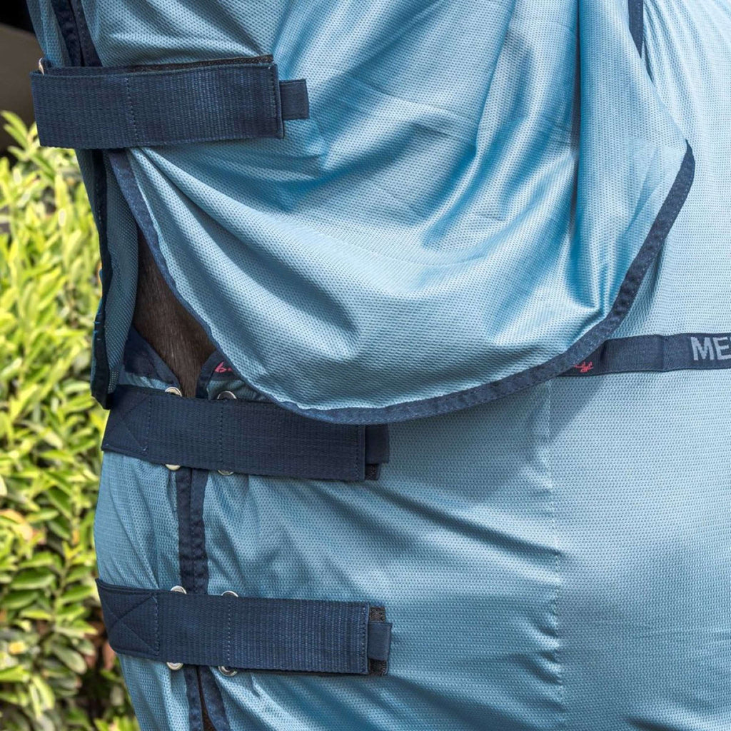 Harry's Horse Fly Rug Mesh-Pro Belly Blue Heaven