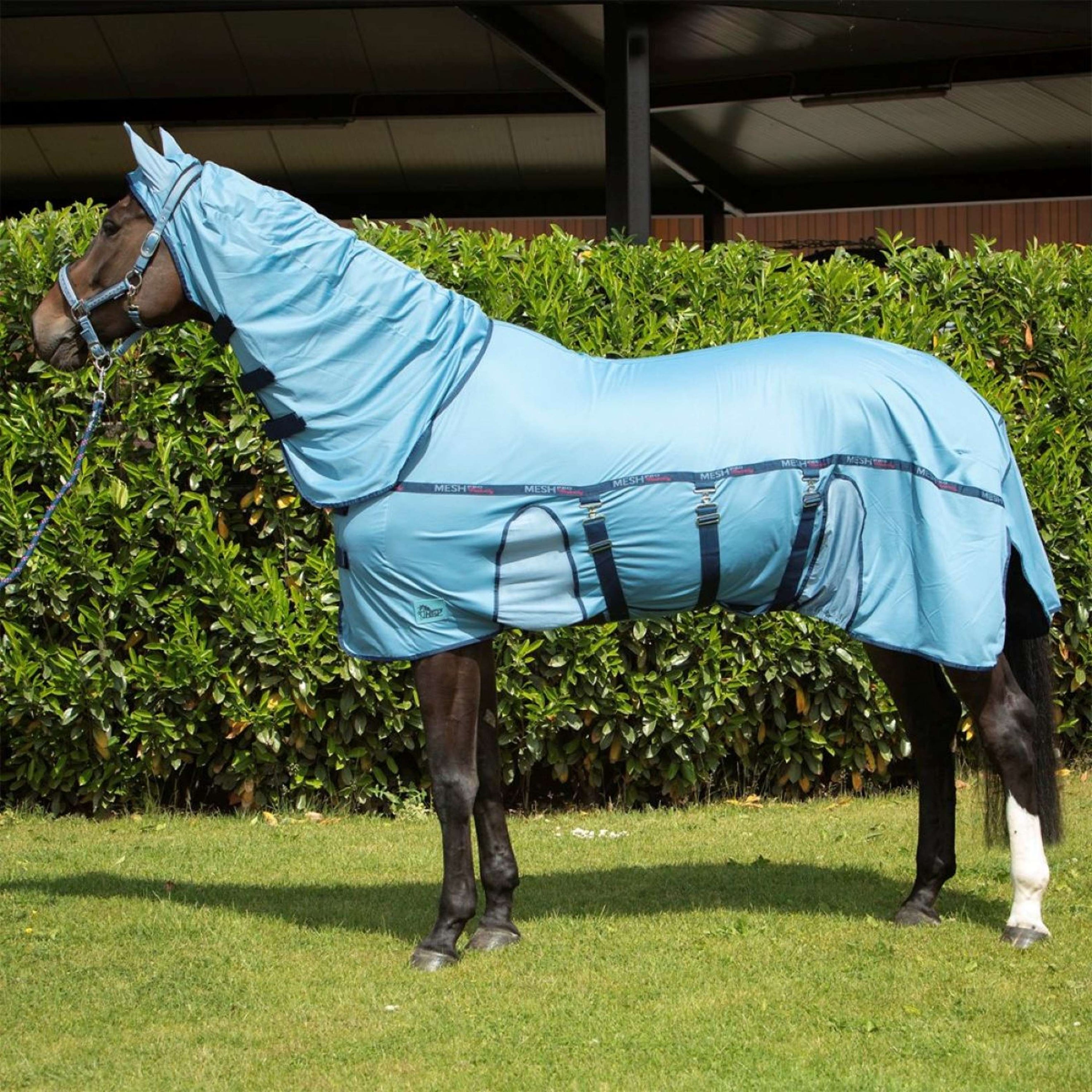 Harry's Horse Fly Rug Mesh-Pro Belly Blue Heaven Harry's Horse Fly Rug Mesh-Pro Belly Blue Heaven
