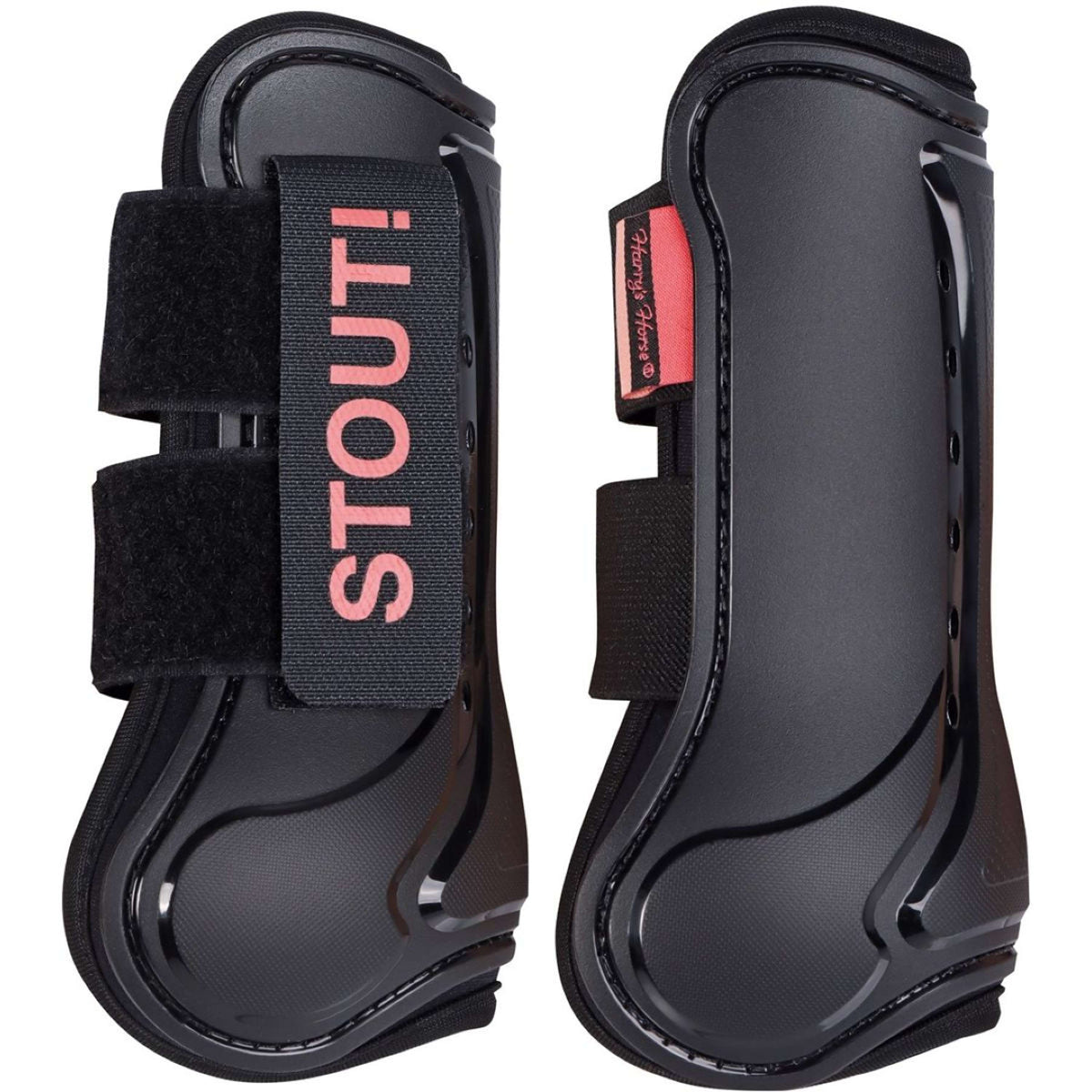 Harry's Horse Tendon Boots STOUT! Coral Black