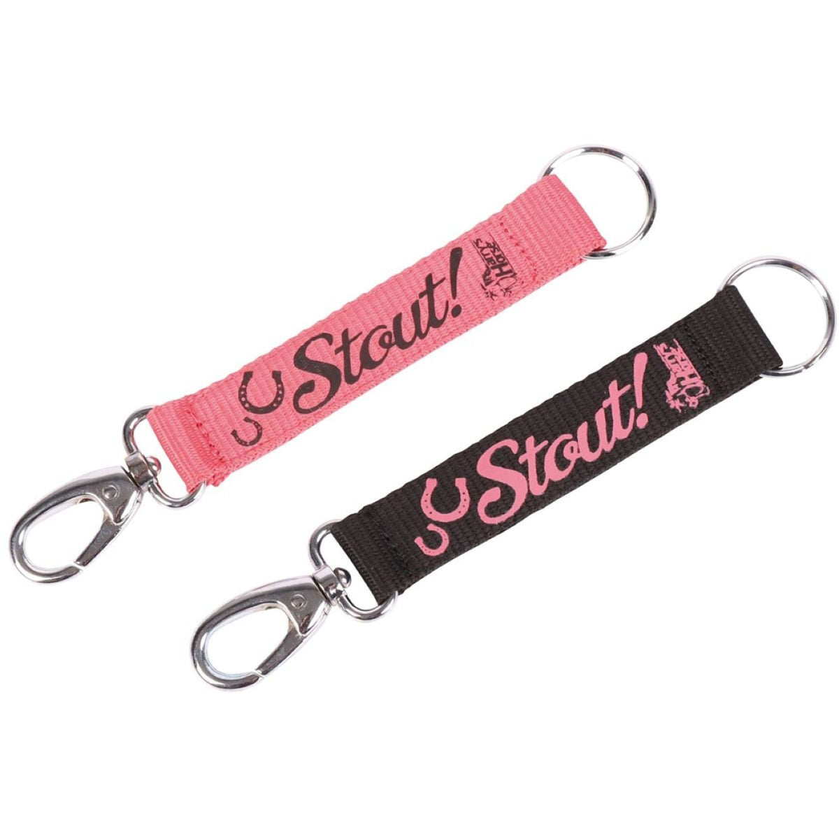 Harry's Horse Keychain STOUT! Coral Black