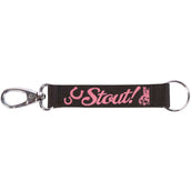 Harry's Horse Keychain STOUT! Coral Black