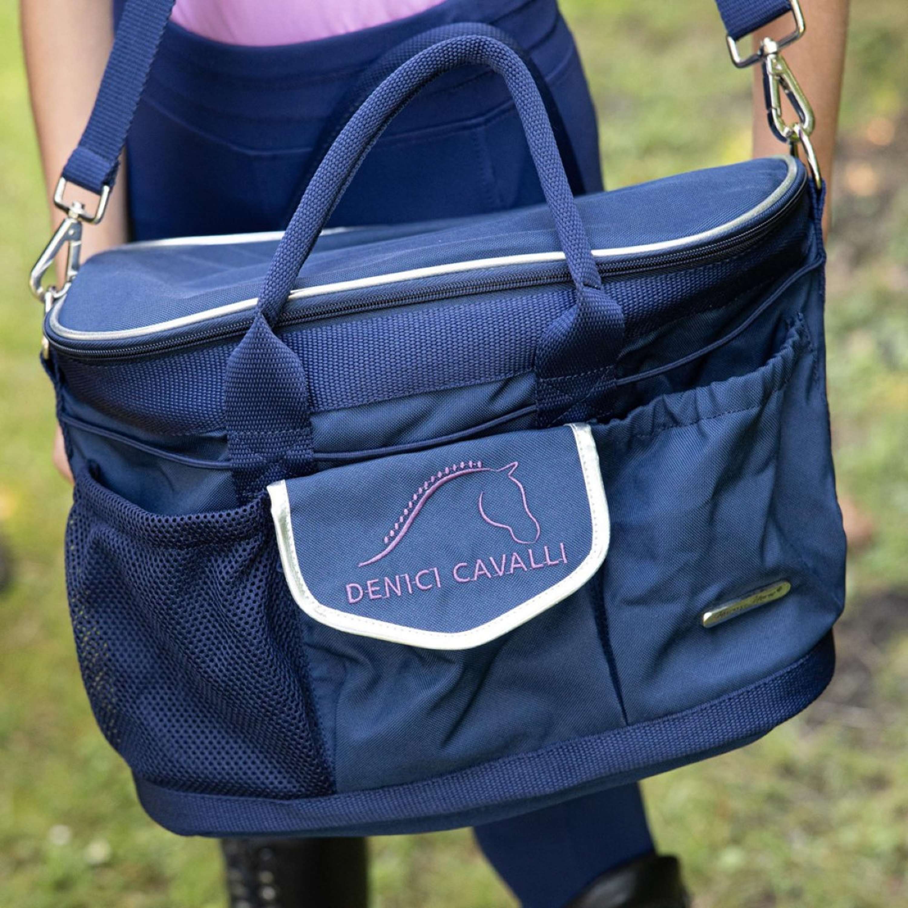 Harry's Horse Grooming Bag Denici Cavalli Purple Passion Peacoat