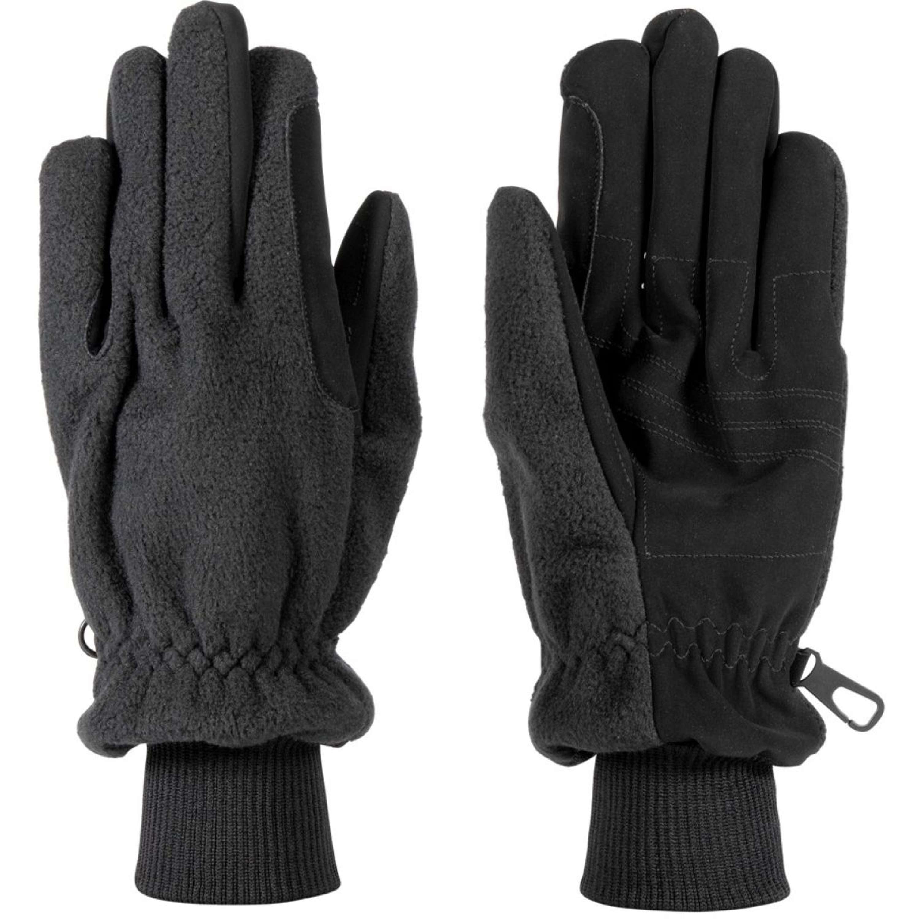 Harry's Horse Riding Gloves Fleece Waterproof Hipora Black
