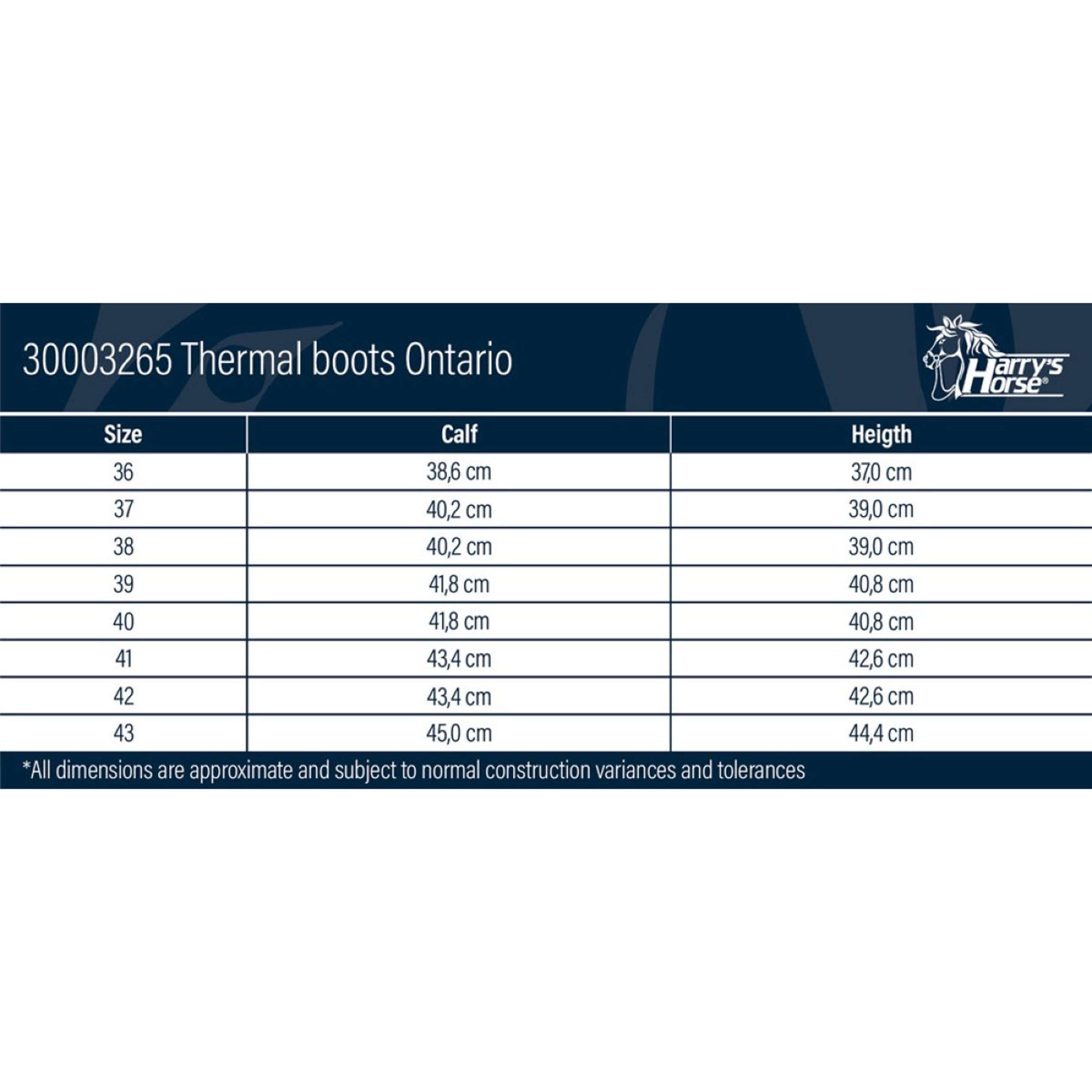 Harry's Horse Thermo Boots Ontario Black