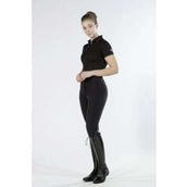 HKM Breeches Rosegold Glamour Full Grip Black/Rosegold