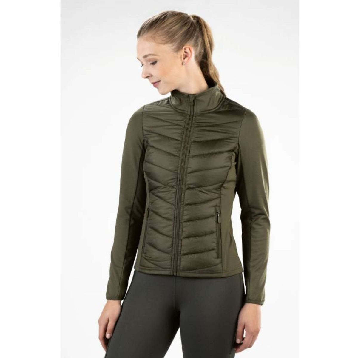 HKM Jacket Prag Nylon Olive Green