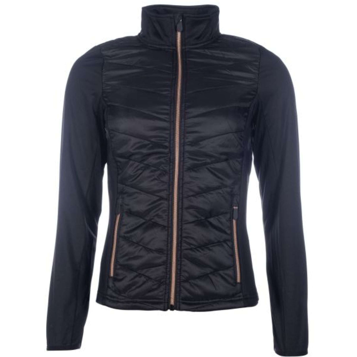 HKM Jacket Prag Nylon Black/Rosegold