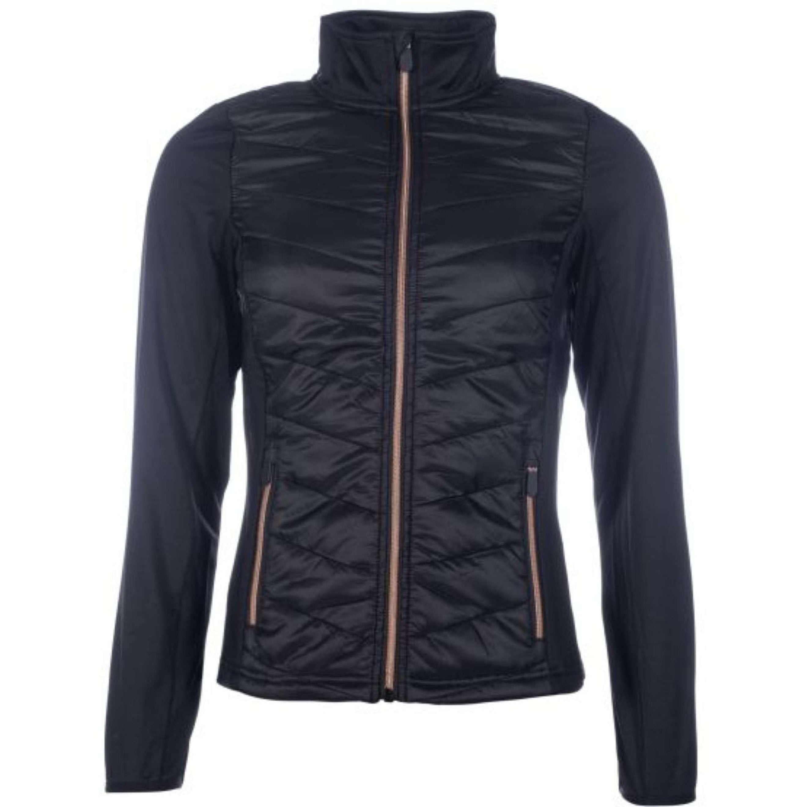 HKM Jacket Prag Nylon Black/Rosegold