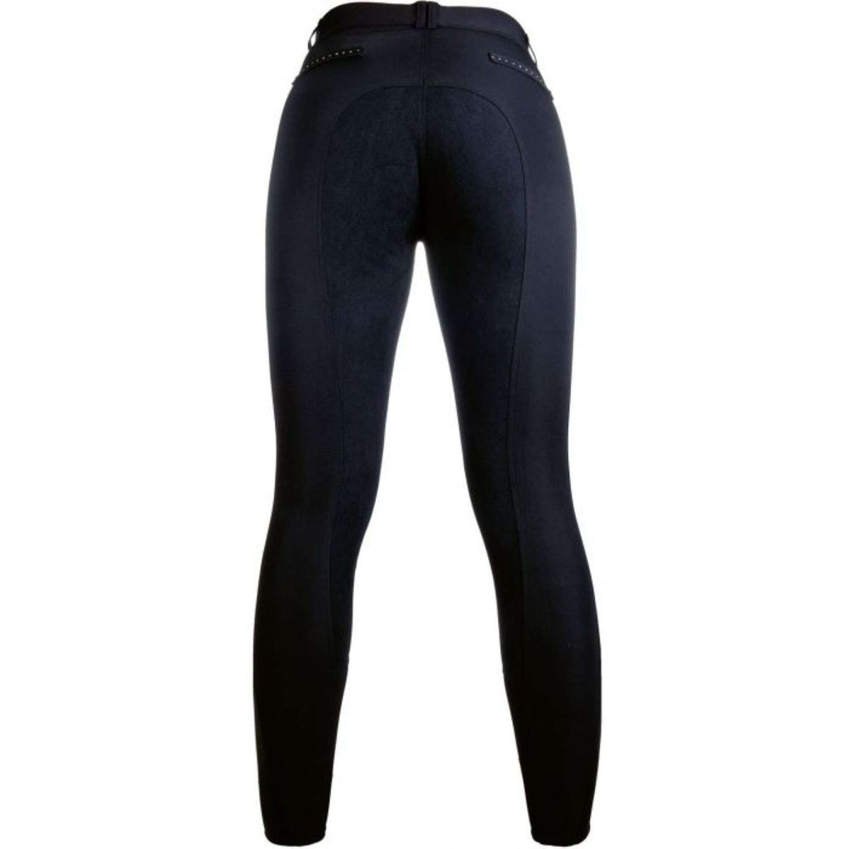 HKM Breeches Rosegold Glamour Full Seat Black/Rosegold