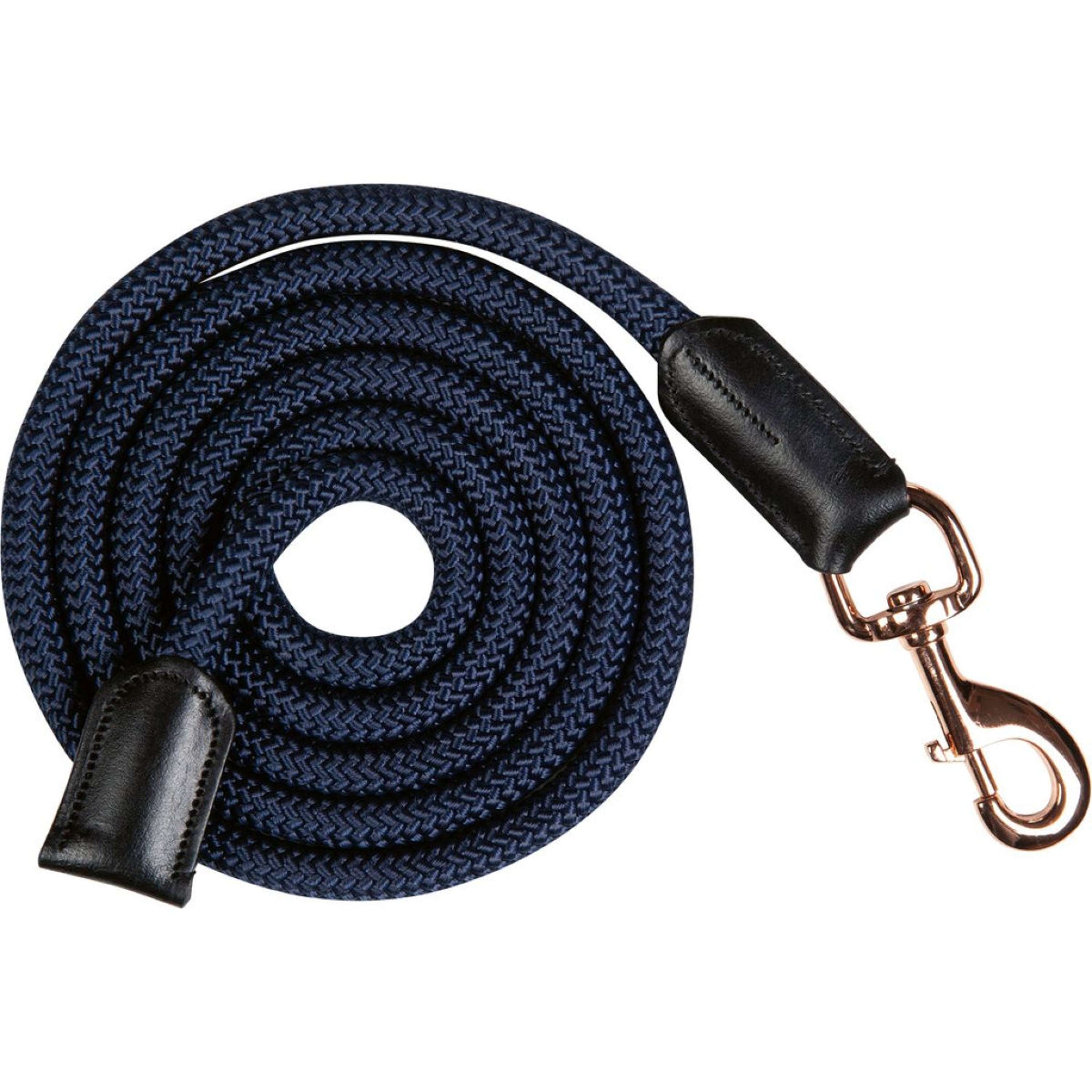 HKM Lead Rope Rosegold Glamour Darkblue/RoseGold