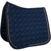 HKM Saddlepad Rosegold Glamour General Purpose Darkblue/RoseGold
