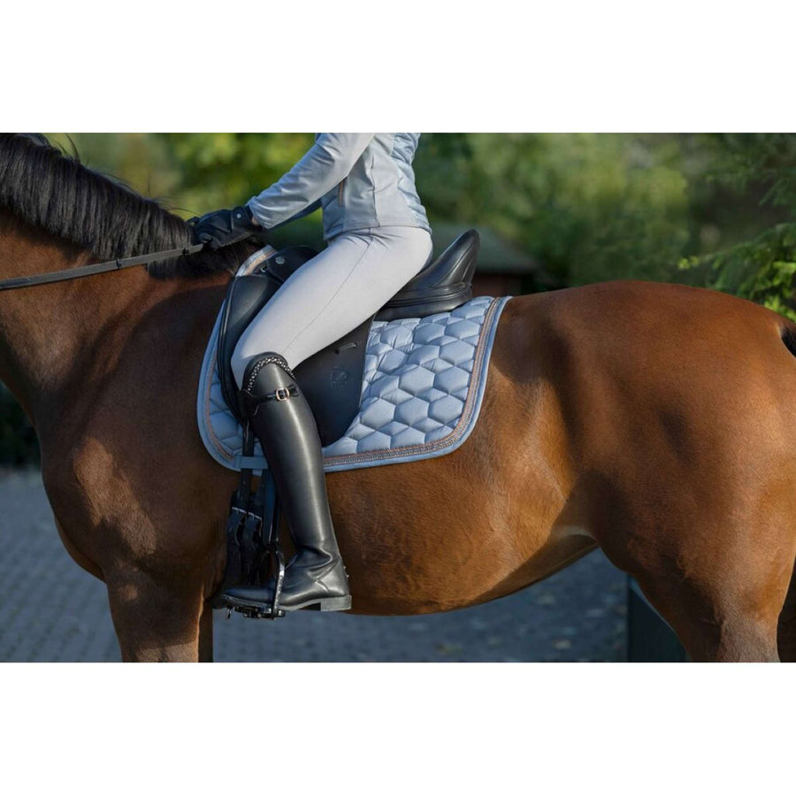 HKM Saddlepad Rosegold Glamour Dressage Rose Gold