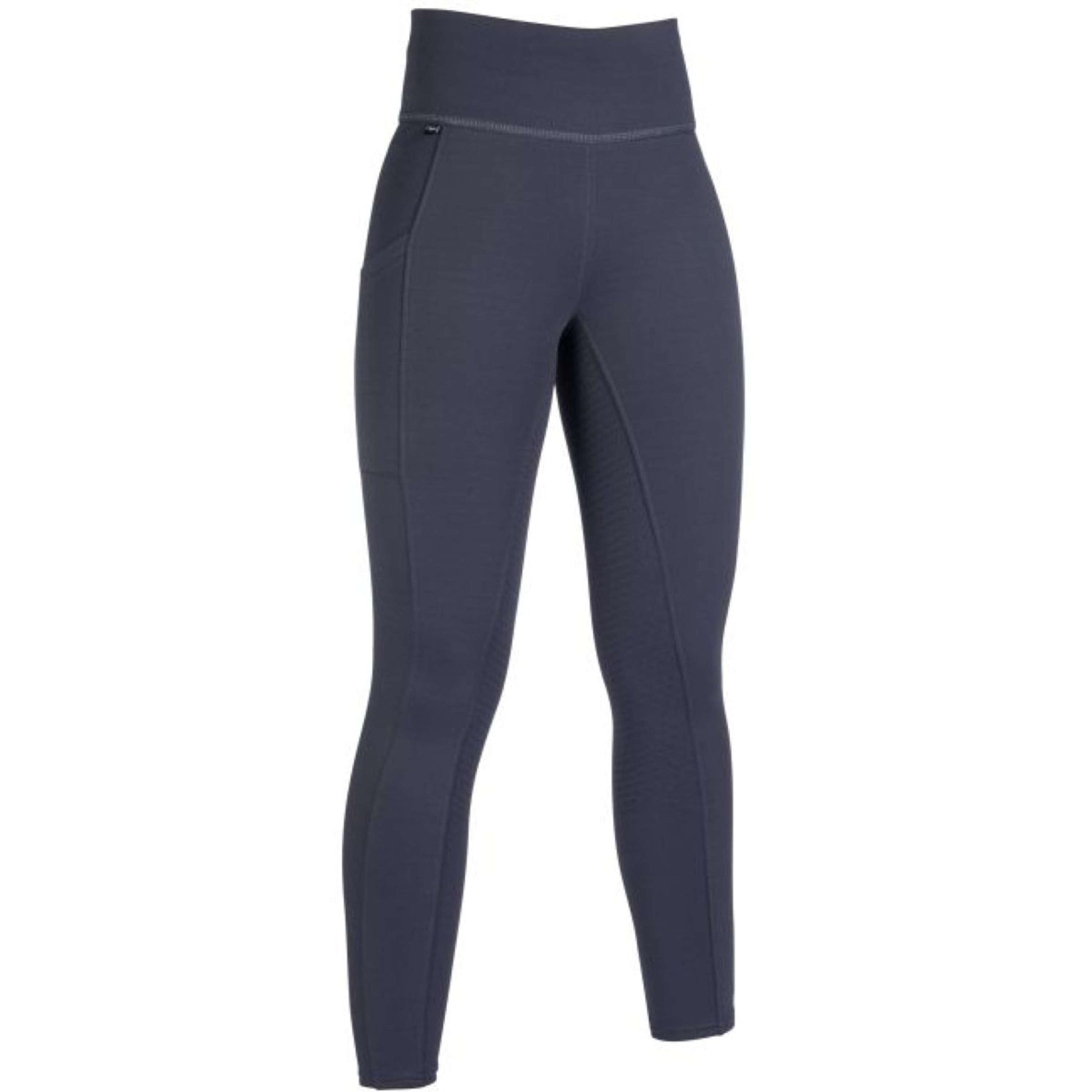 HKM Riding Legging Cosy Full Grip Dark Grey