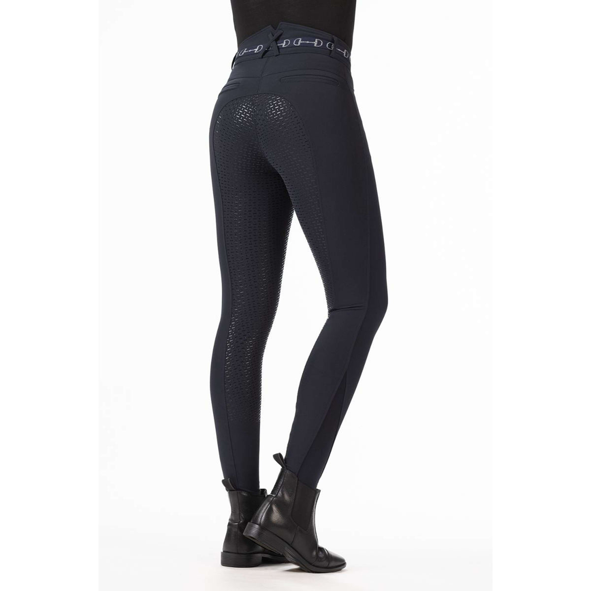 HKM Breeches Monaco Silicon Seat Darkblue