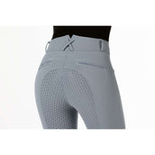 HKM Breeches Monaco Crystal Silicon Seat Sage