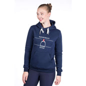 HKM Hoodie Equine Sports Darkblue