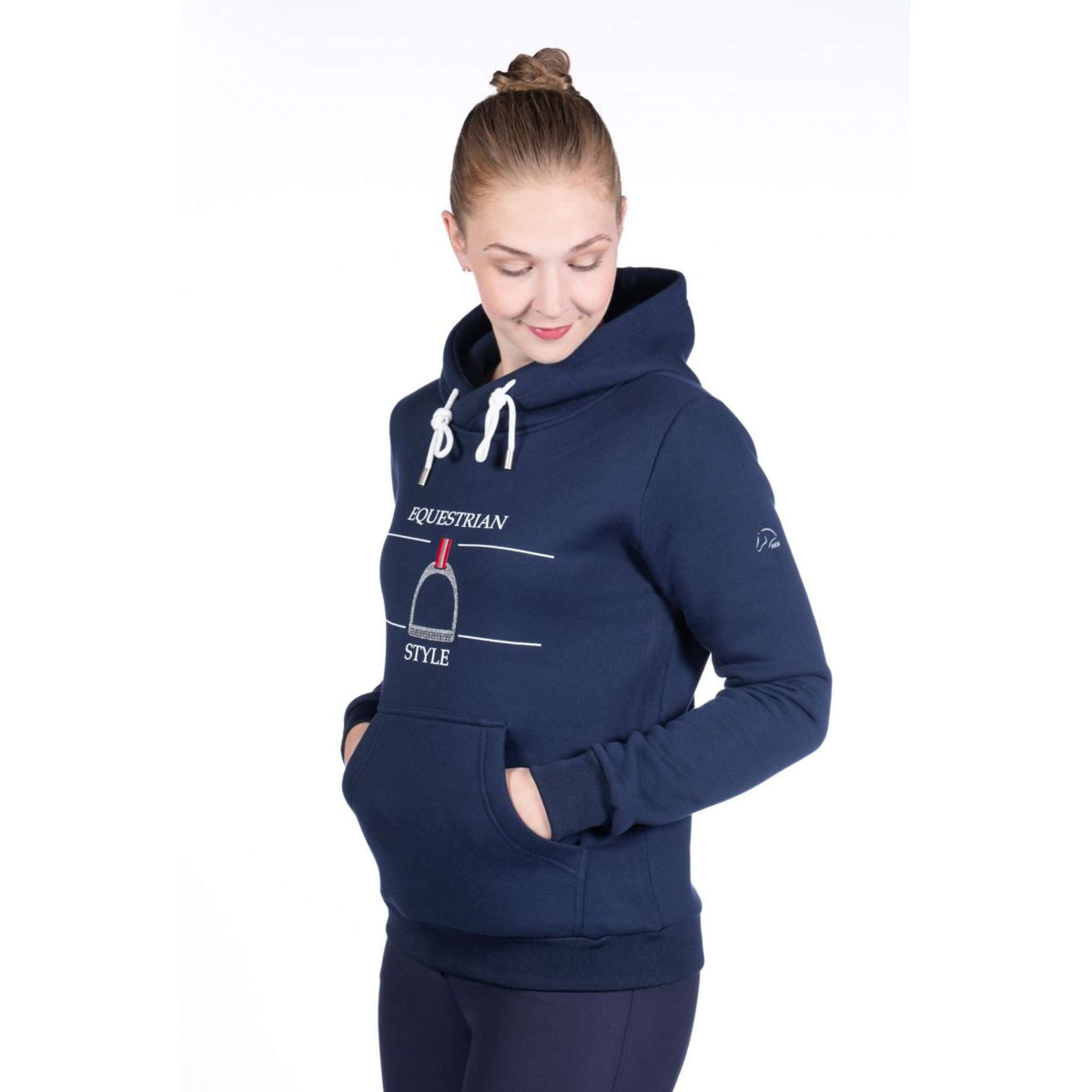 HKM Hoodie Equine Sports Darkblue