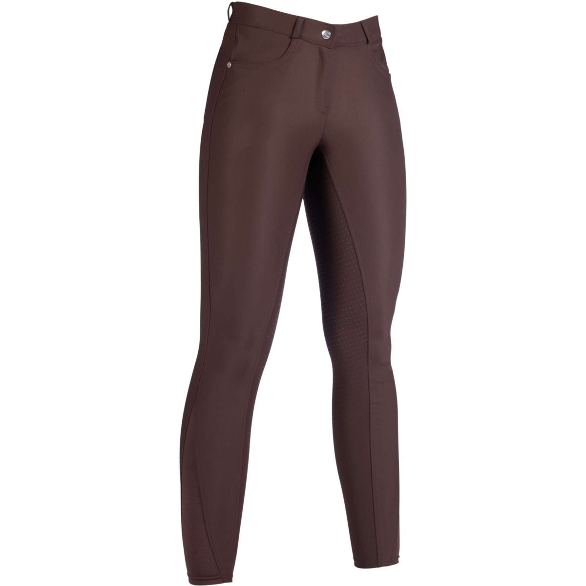 HKM Breeches Luna Full Grip Darkbrown