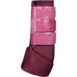 HKM Leg protection Berry Softopren WineRed