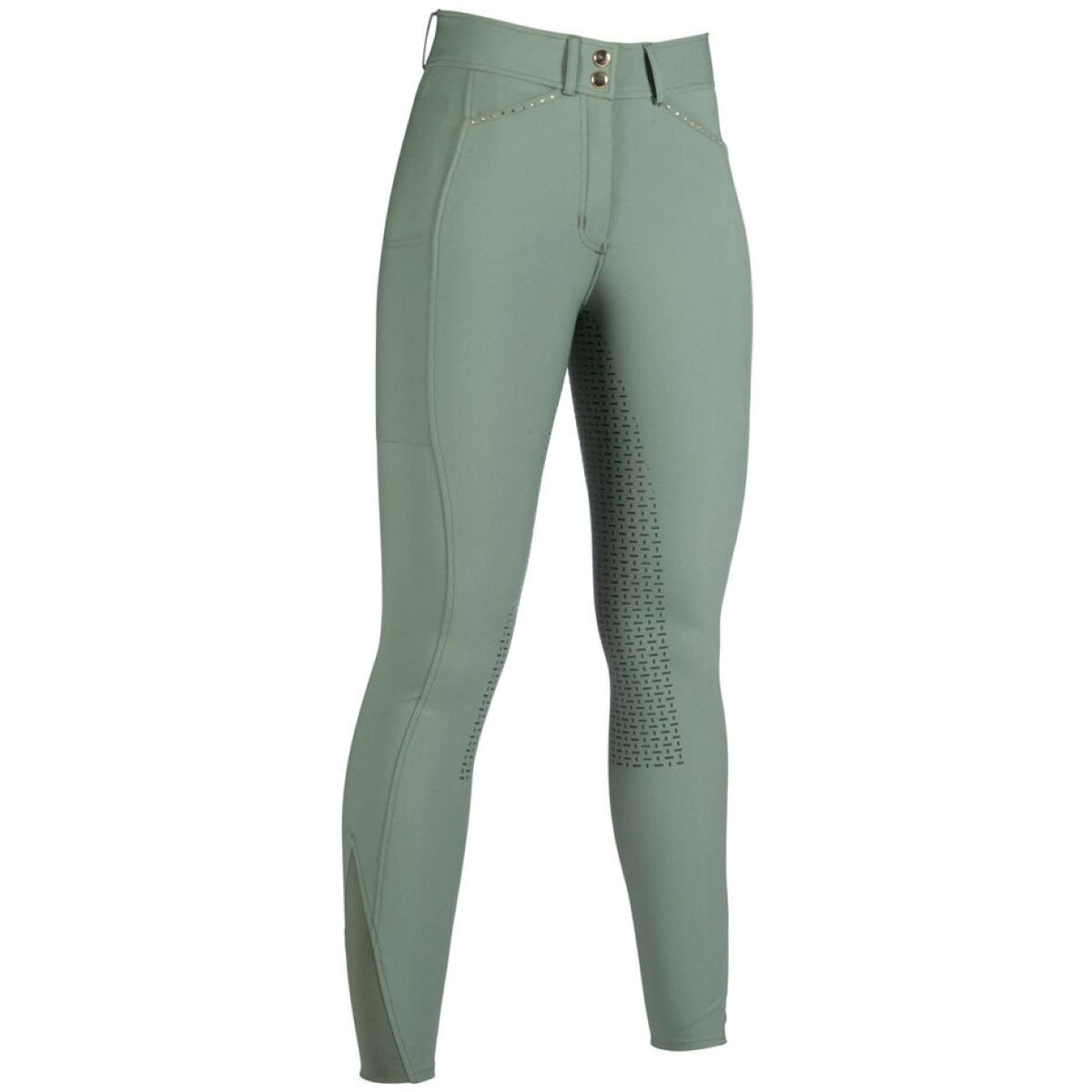 HKM Breeches Helene Full Grip Dark Green