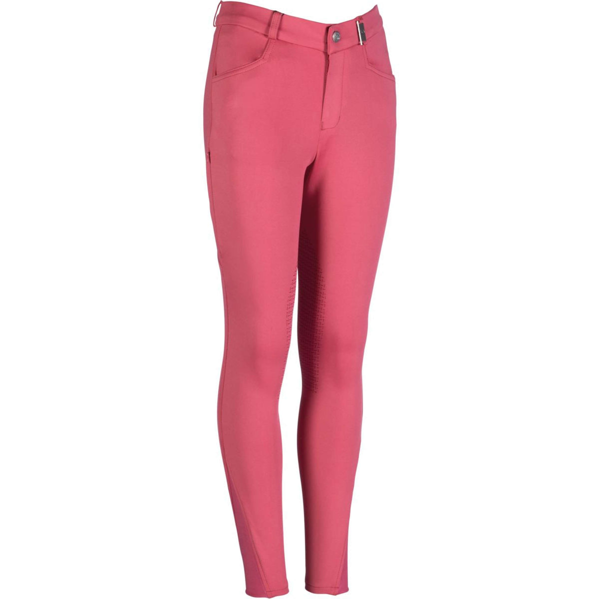 HKM Breeches Anni Silicone Knee Raspberry