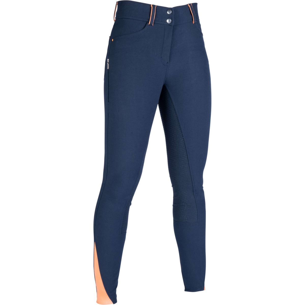 HKM Breeches Lyon Silicon Seat Darkblue