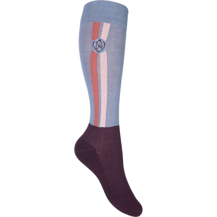 HKM Riding Socks Amelie Blue Dove