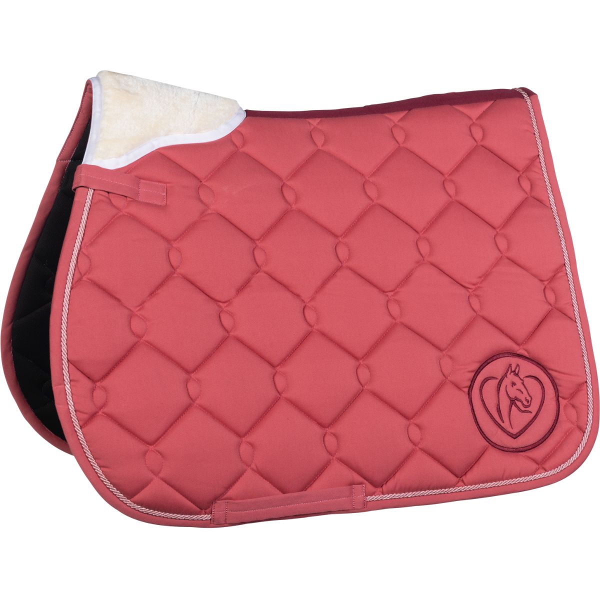 HKM Saddlepad Amelie Dressage Raspberry