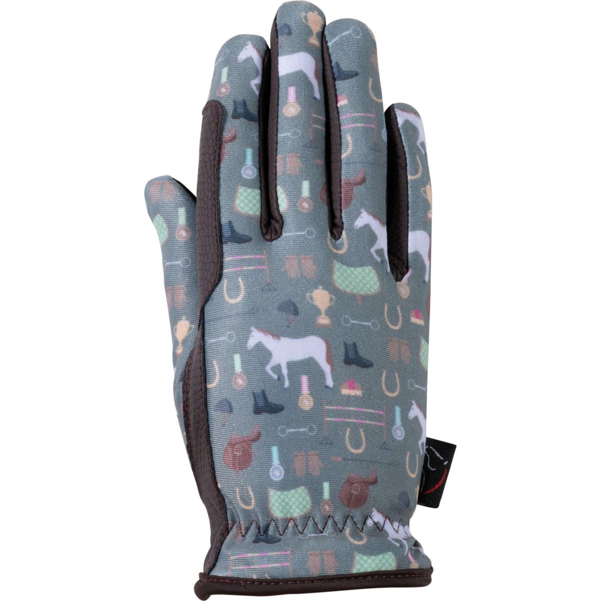 HKM Riding Gloves Judy Children Green