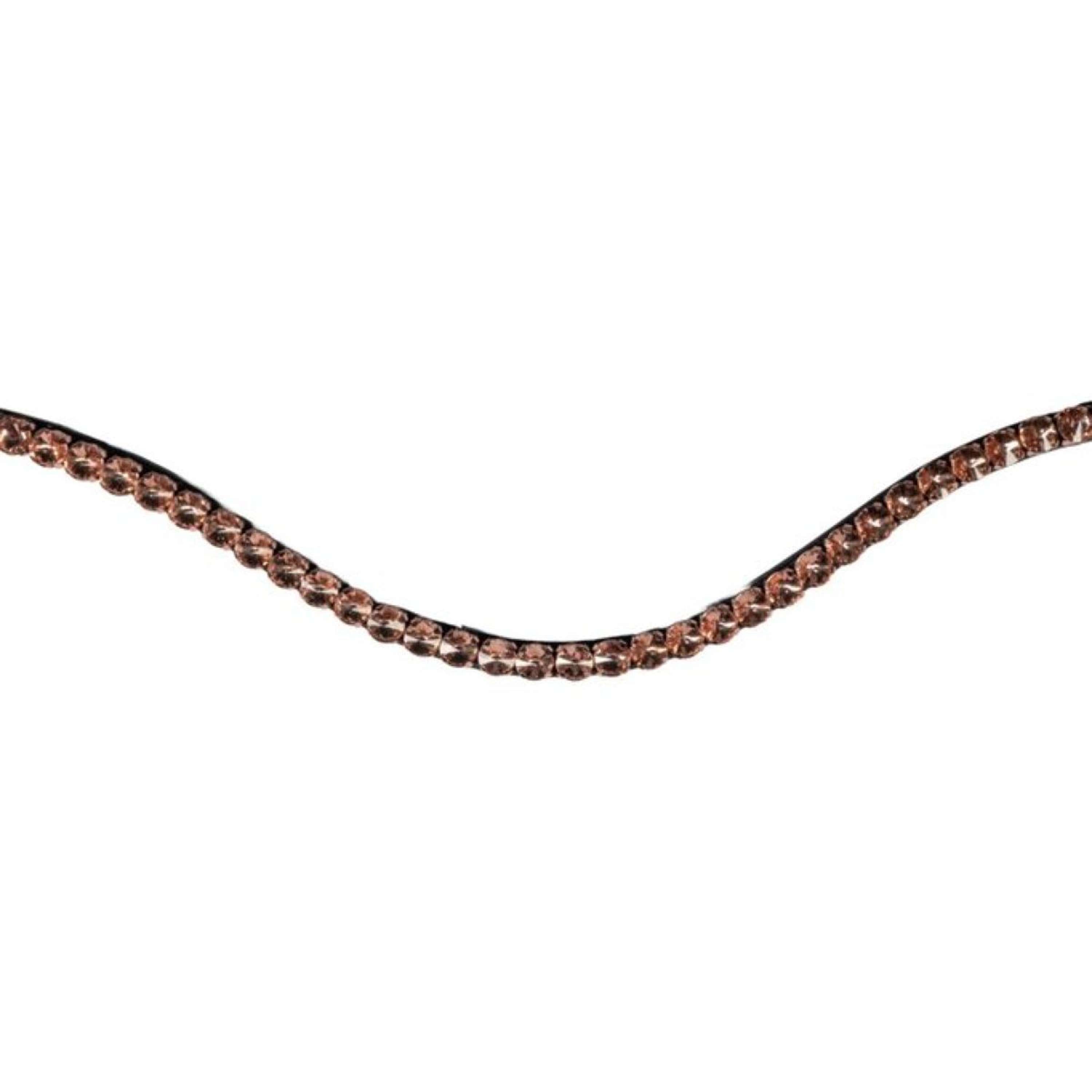HKM Browband Rosegold Glamour Brown/Rosegold