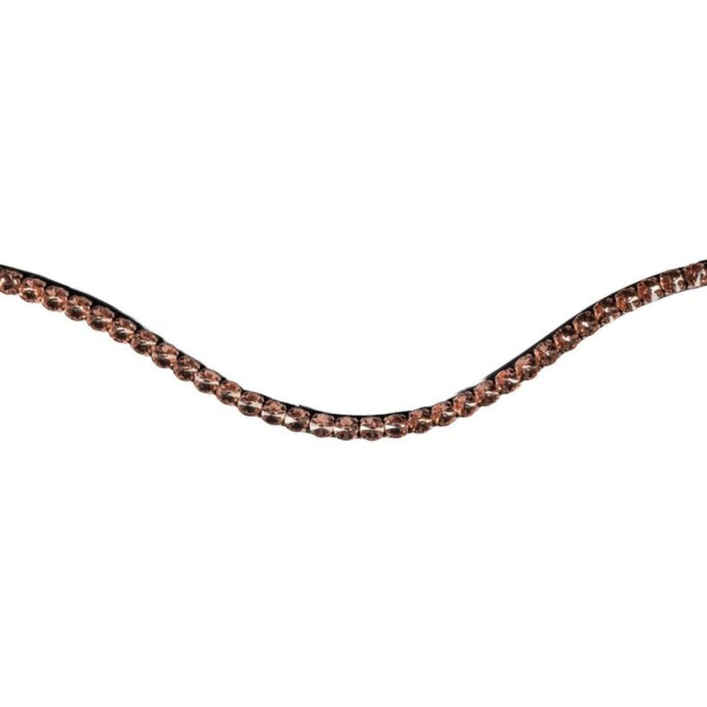 HKM Browband Rosegold Glamour Brown/Rosegold