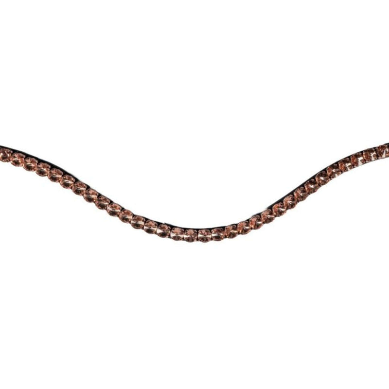 HKM Browband Rosegold Glamour Brown/Rosegold