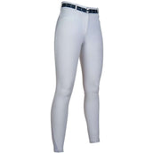 HKM Breeches Monaco Silicon Knee Grip White