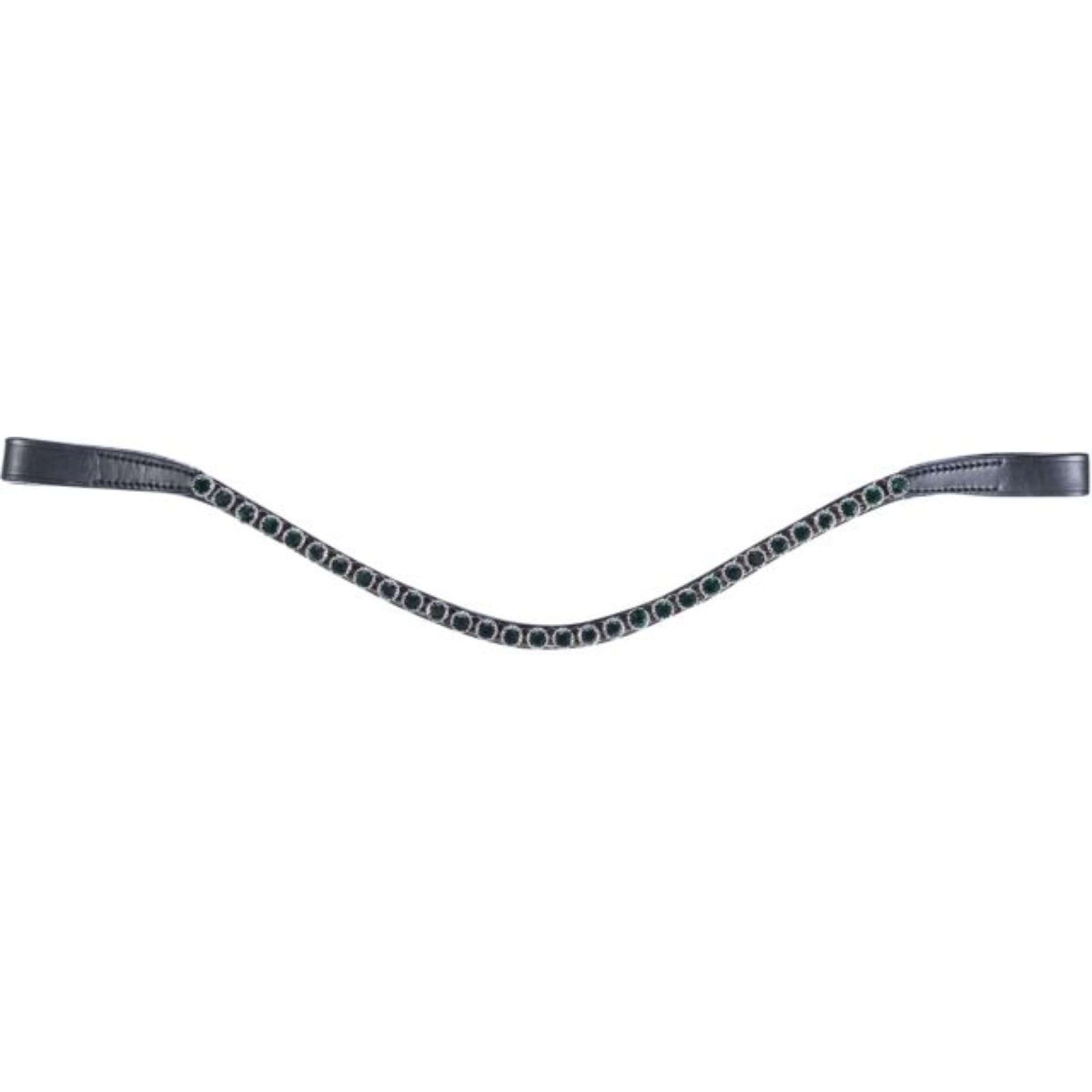 HKM Browband Precious Dark Green