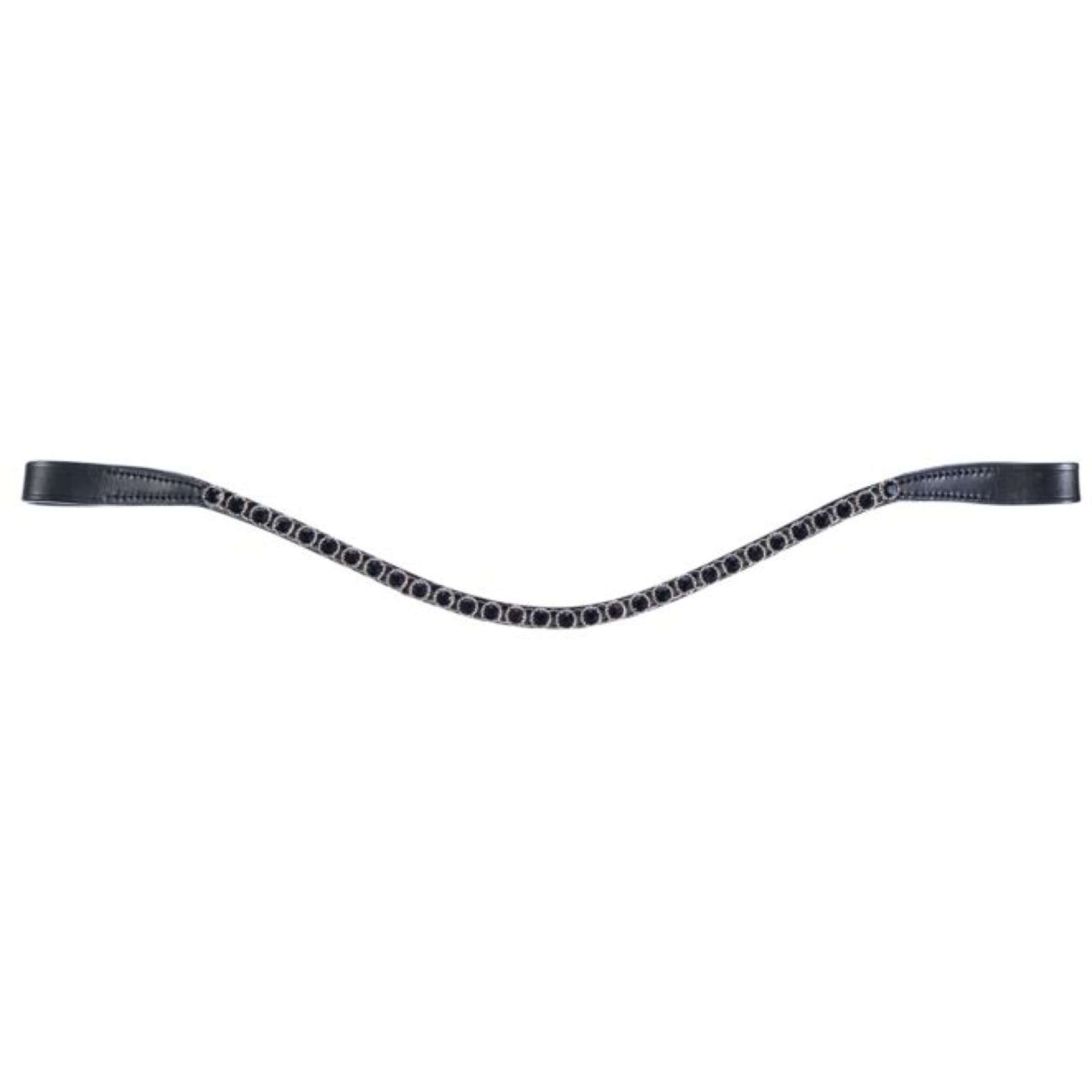 HKM Browband Precious Black