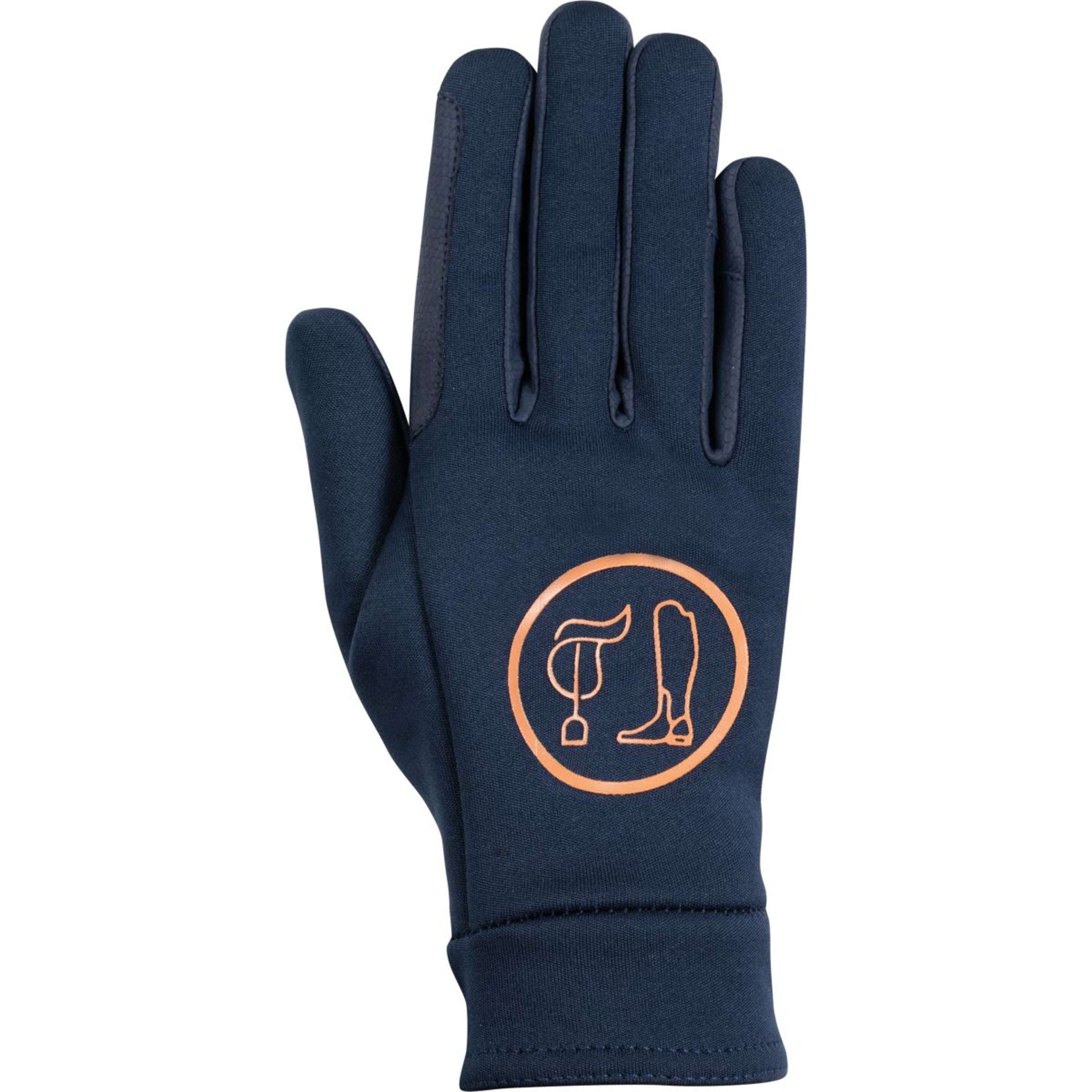 HKM Riding Gloves Lyon Darkblue