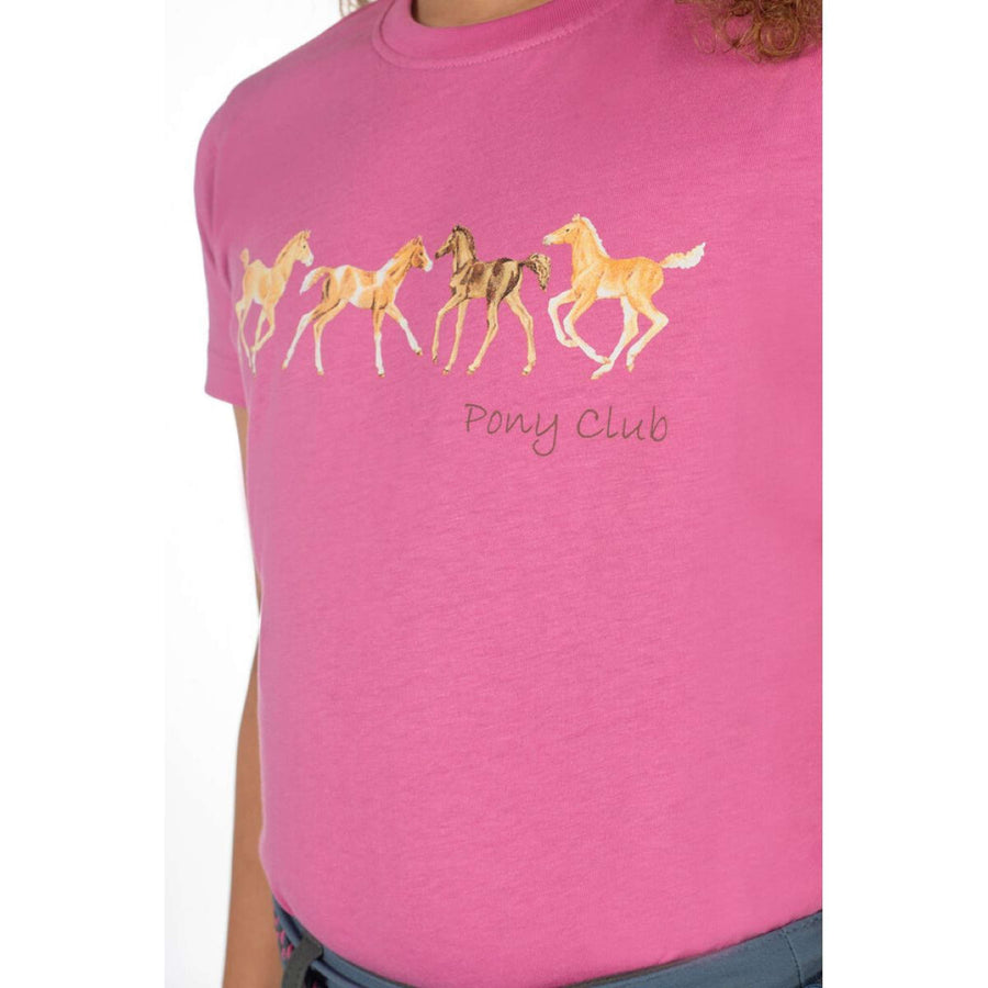 HKM T-Shirt Pony Club Pink