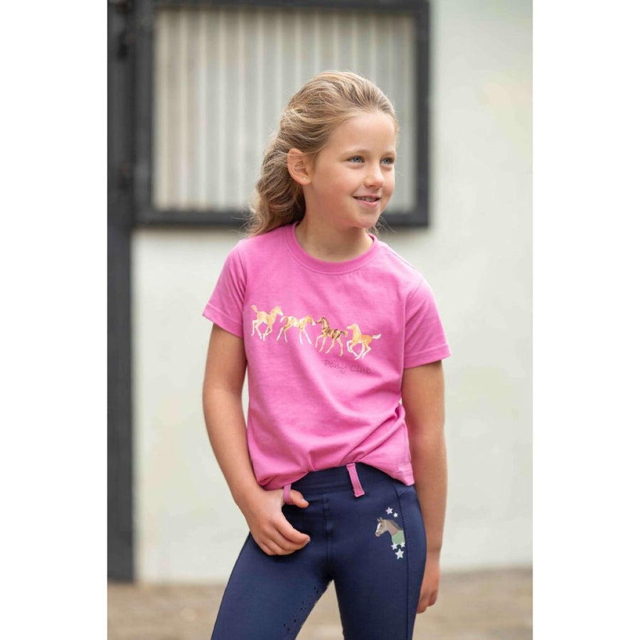 HKM T-Shirt Pony Club Pink