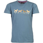 HKM T-Shirt Pony Club Smoke Blue