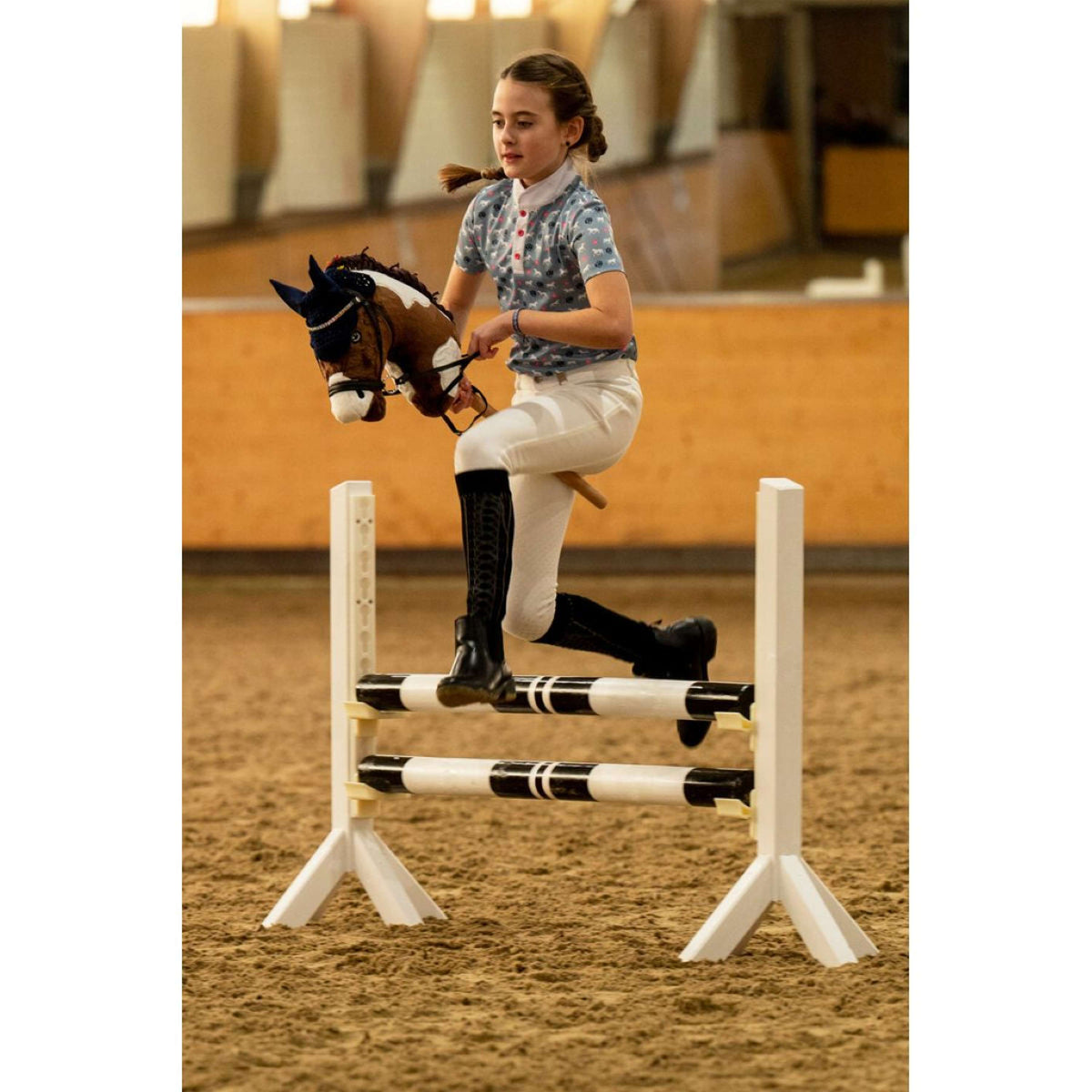 HKM Hobby Horse Brown/White1