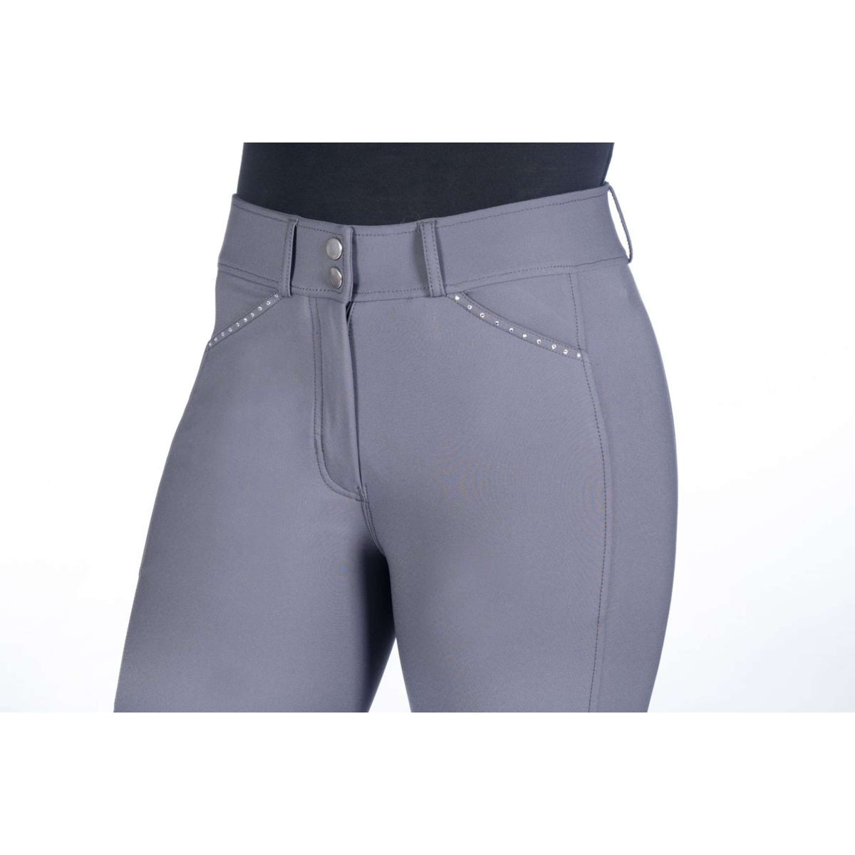 HKM Breeches Helene Knee Grip DarkGrey