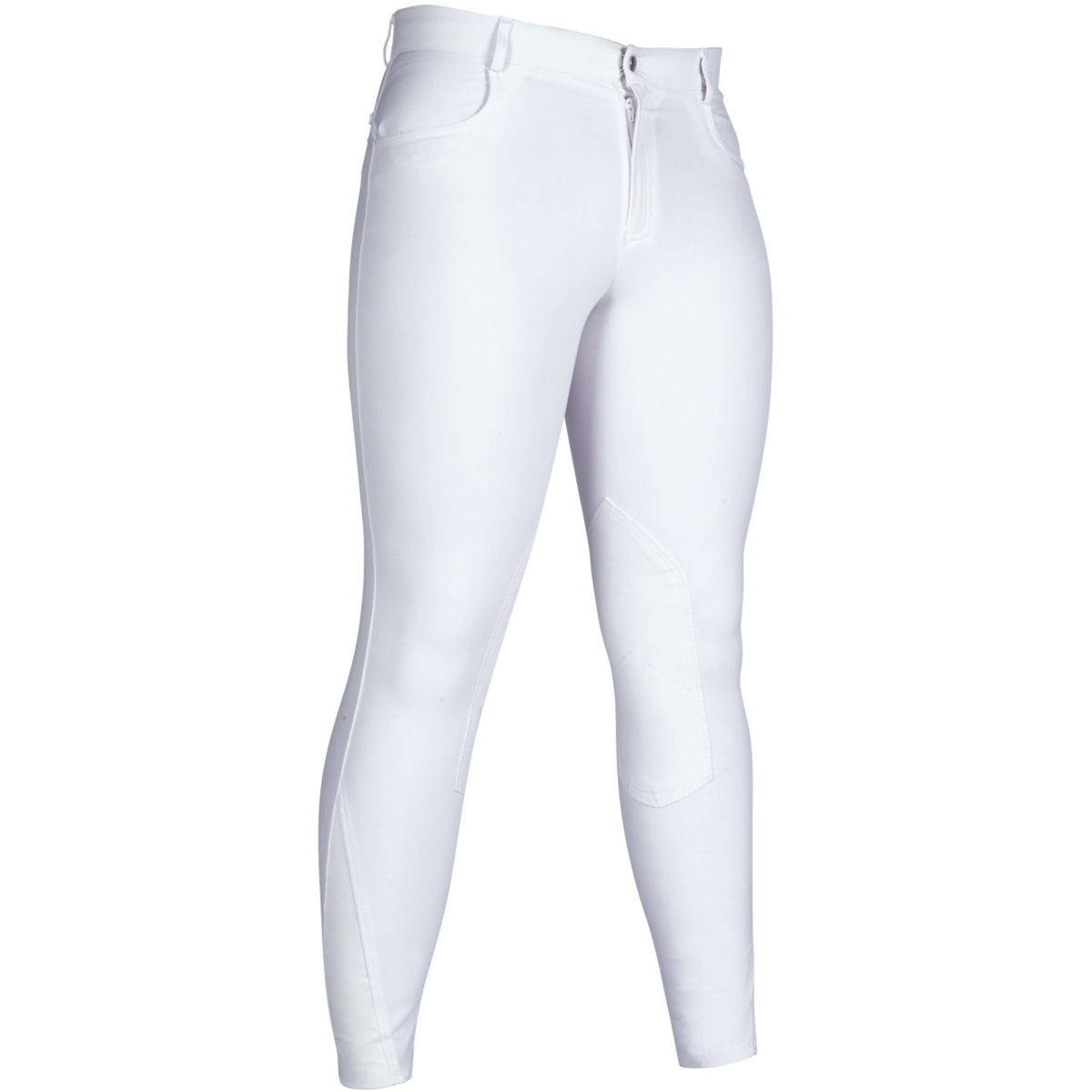 HKM Breeches Sportive Knee Grip Herren White