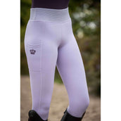 HKM Riding Legging Lavender Bay Full Seat Lavender