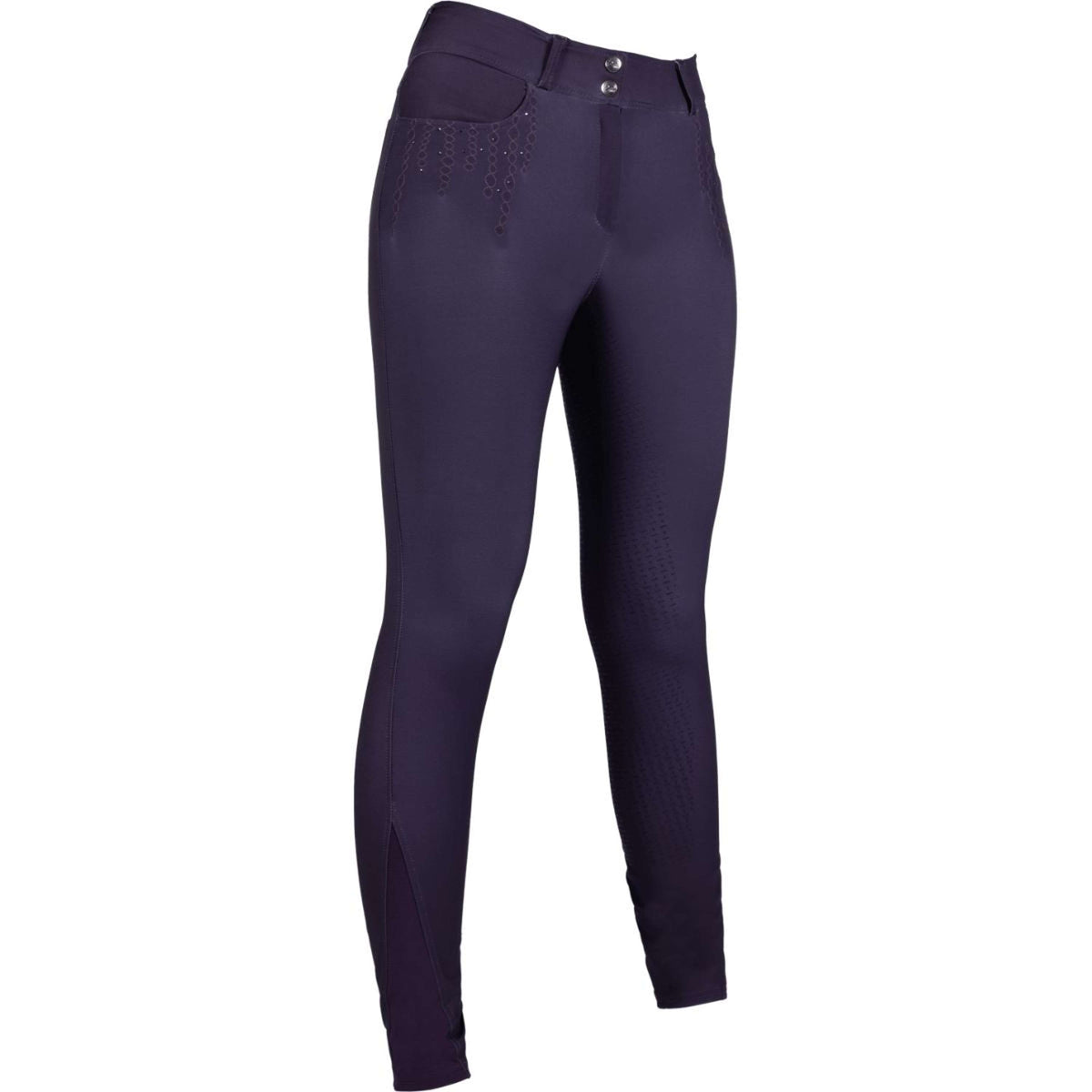 HKM Breeches Lavender Bay Full Seat Dark Purple