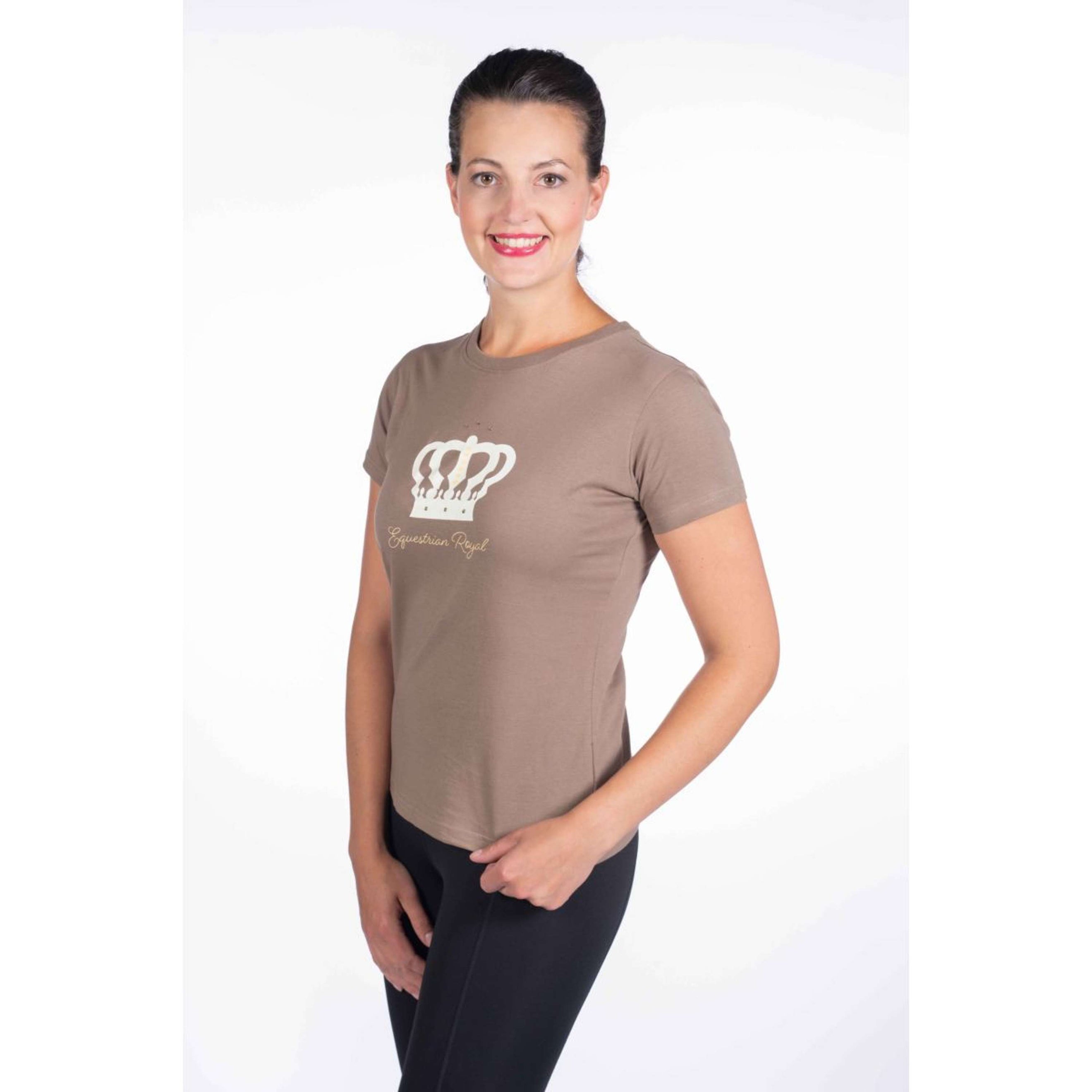 HKM T-Shirt Lavender Bay Crown Taupe