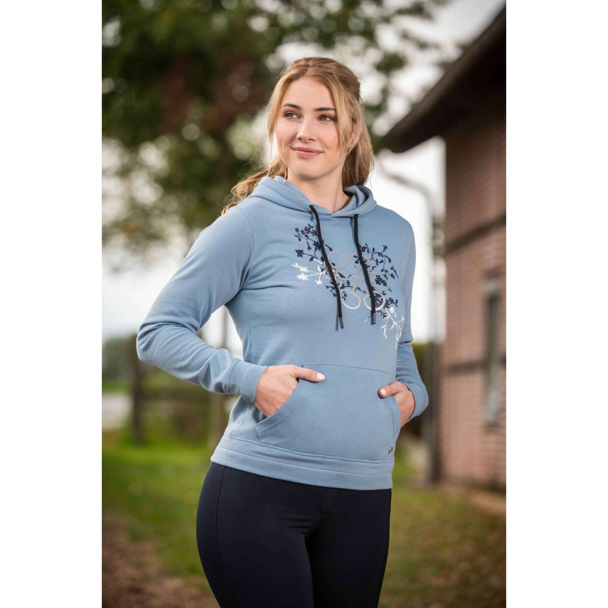 HKM Hoodie Bloomsbury Smoke Blue