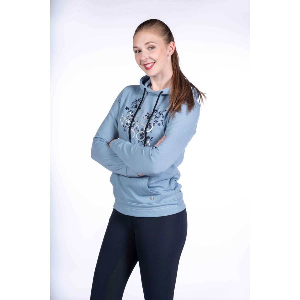 HKM Hoodie Bloomsbury Smoke Blue