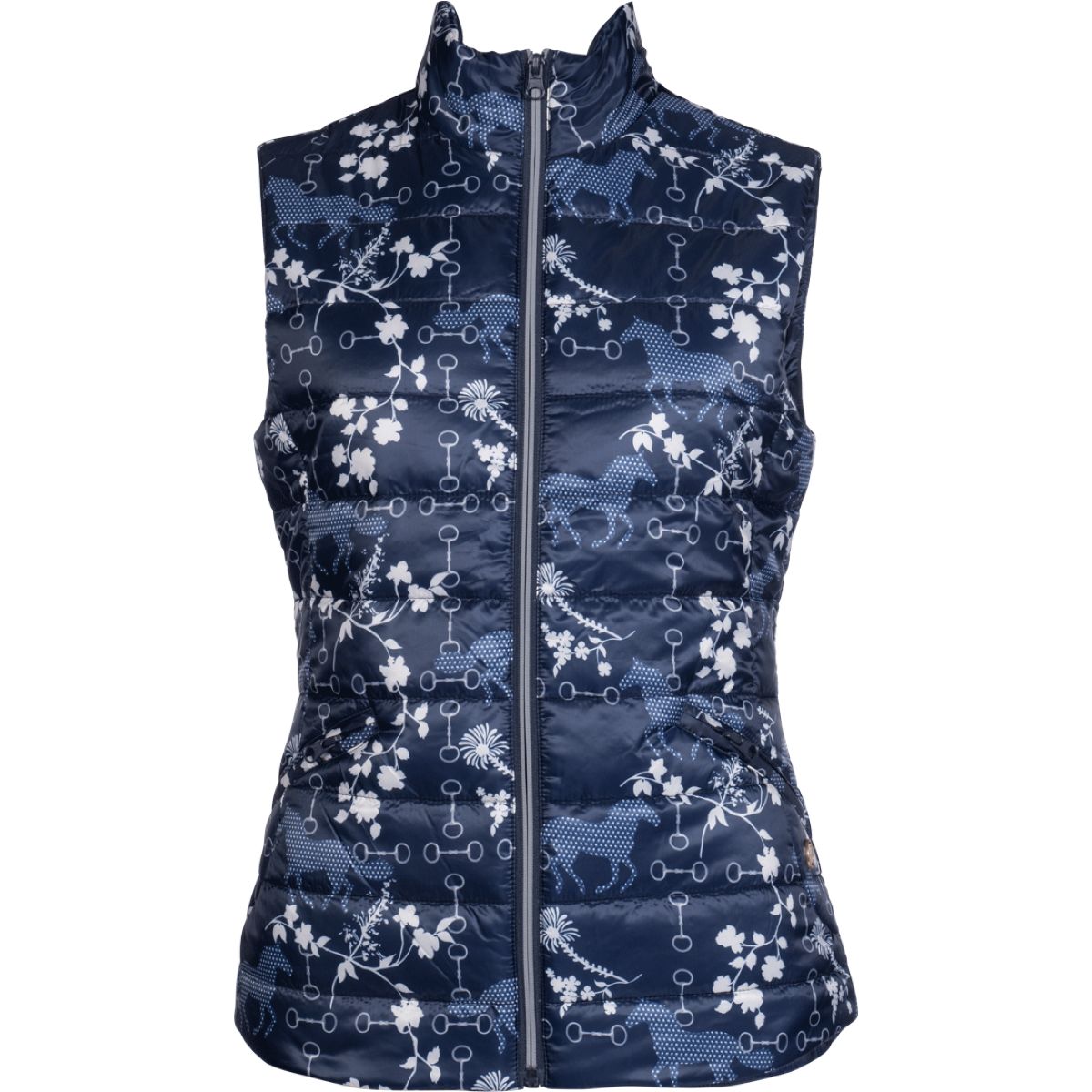 HKM Bodywarmer Bloomsbury Dark Blue/White