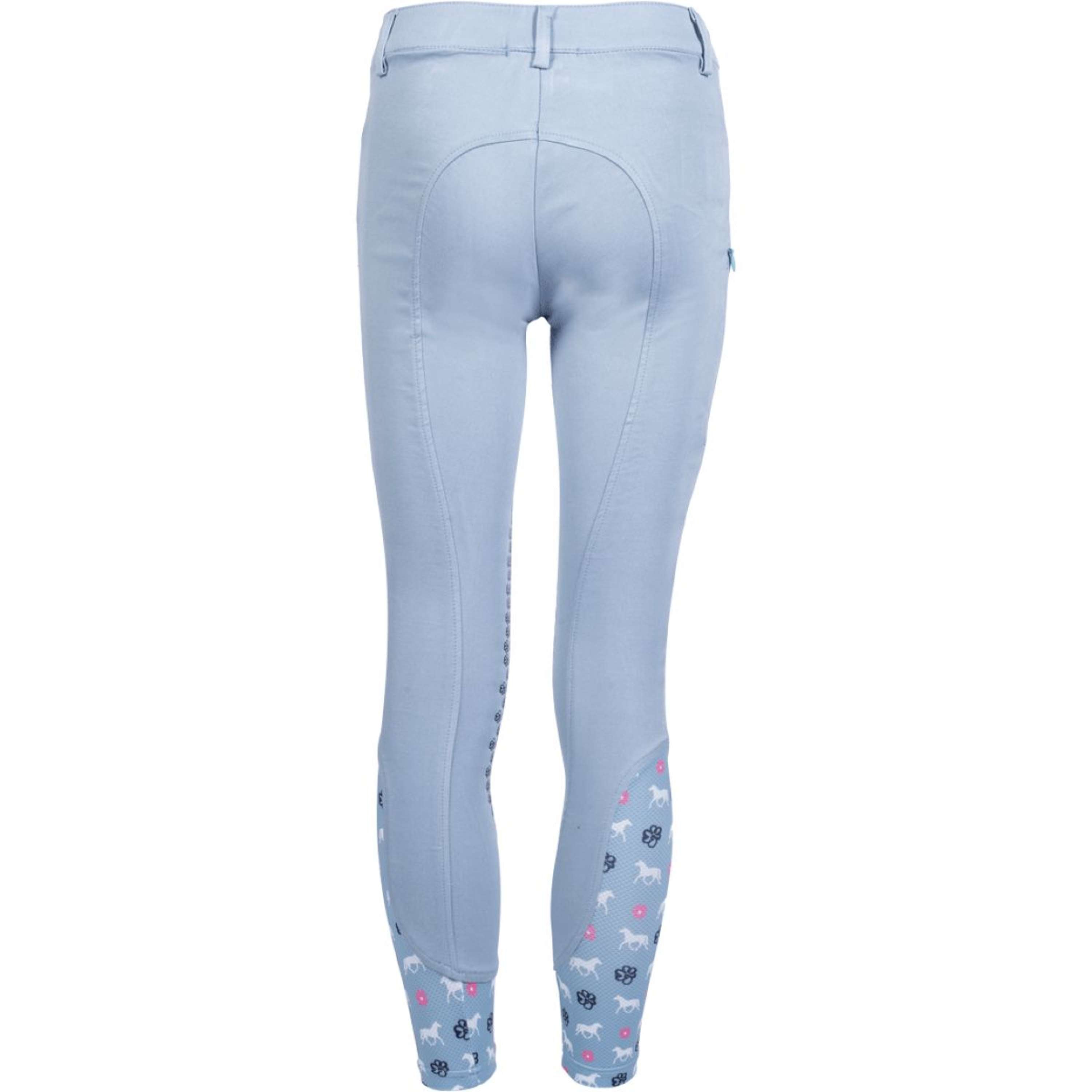 HKM Breeches Bria Half Grip Smoke Blue