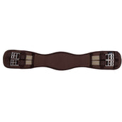 HKM Dressage Girth Memory Foam with Elastic Brown